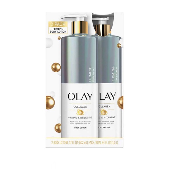 OLAY Collagen Firming Hydrating Hand & Body Lotion 17 fl oz 2-pack Brand New